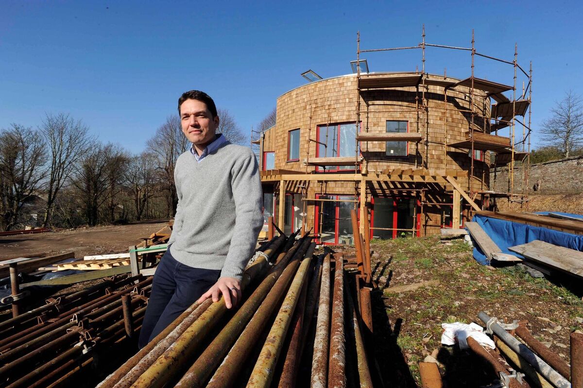 Steve McClew, architect at a Gardiner's Hill project in 2010. Pic Denis Scannell