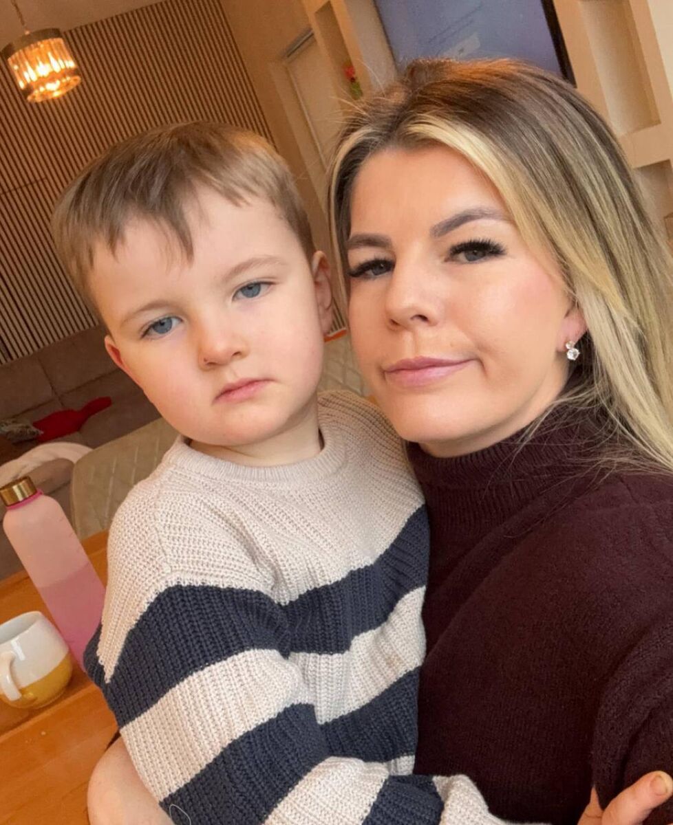 Rebecca Meehan with her son Jay. File picture Rebecca Meehan with her son Jay. File picture
