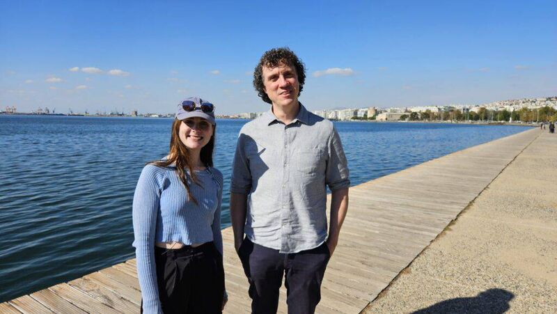 High Road Low Road's Justine Stafford with Darragh Ennis