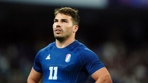 <p>Antoine Dupont is France’s greatest threat to England at Twickenham (Mike Egerton/PA)</p>