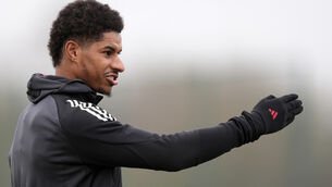 <p>Marcus Rashford’s loan move from Manchester United to Aston Villa has been questioned by Roy Keane.Pic: Martin Rickett/PA</p>