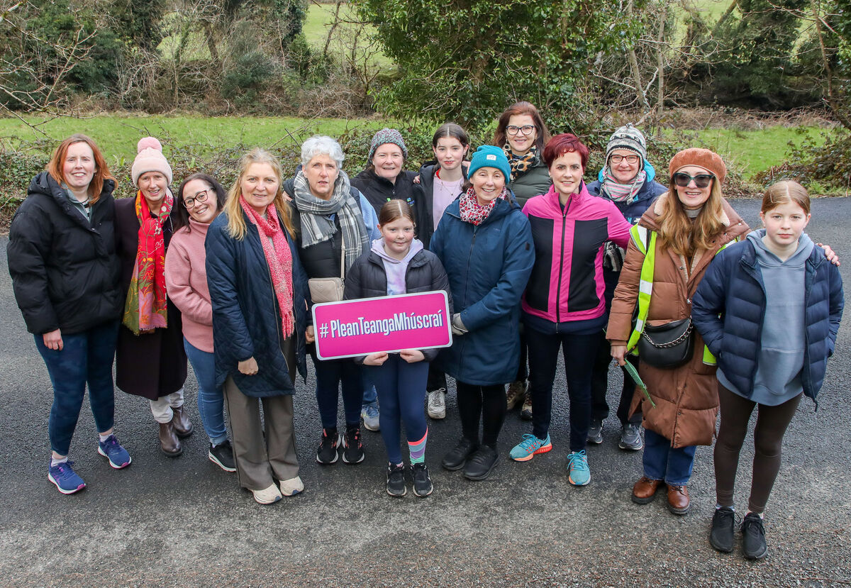 Dozens of women and girls named Gobnait took part in the Saint Gobnait Festival in Ballyvourney, Co Cork. Picture: David Creedon