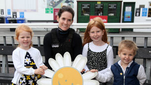 <p> Irish jockey sensation Rachael Blackmore is throwing her support behind - Cancer Fund for Children's inaugural Race Day at Leopardstown Racecourse on Sunday, 2nd March 2025. Racing fans, get ready for a thrilling day at the track and a chance to meet the Grand National history-maker and all for a great cause. L-R: Pictured at the launch, Rachael Blackmore alongside Jessica, Rachel and Darragh O'Malley from Neale Co. Mayo just one of the many families who are supported by Cancer Fund for Children in Ireland.</p>