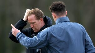 <p>HEAD SCRATCHER: Attack Coach Mike Prendergast is hoping to have a number of players back from injury soon. Pic: ©INPHO/James Crombie</p>