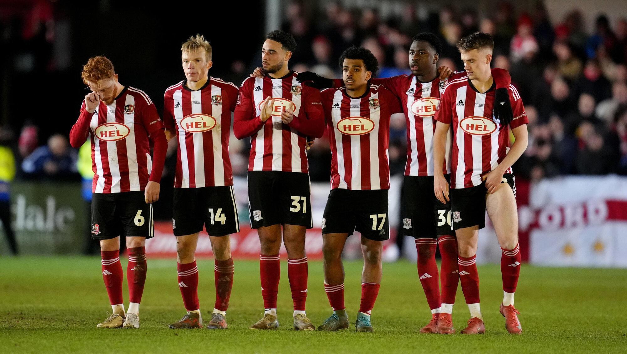 Nottingham Forest avoid FA Cup shock with penalty shootout win over 10-man Exeter City