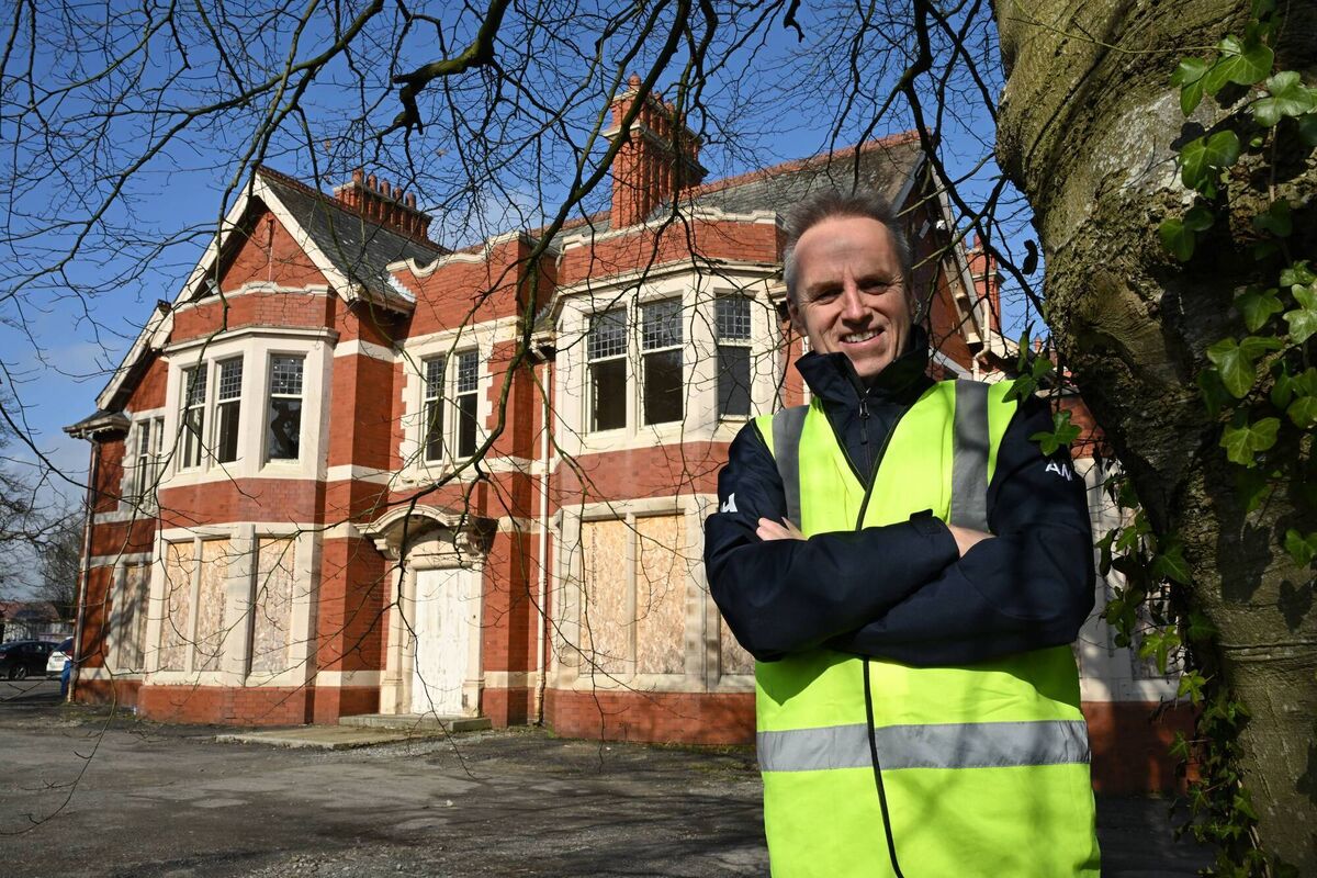 Andrew Mackin outside Derryhale Hotel in Dundalk. Mackin Group's new property development unit is renovating the historic hotel.