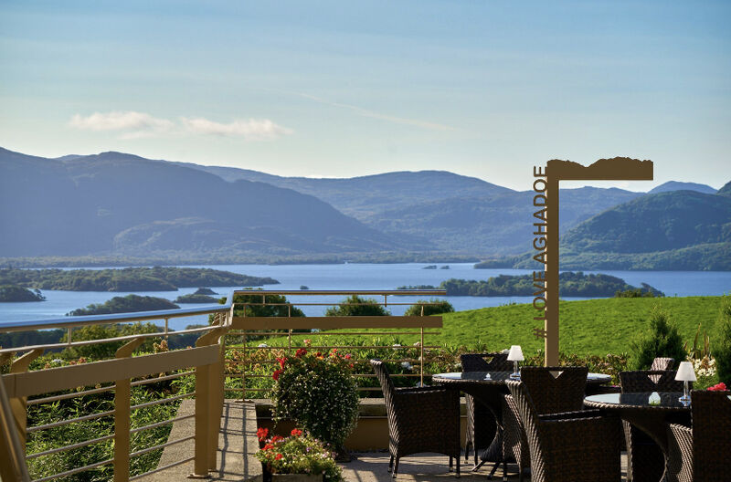 The view from the bar at Aghadoe Heights
