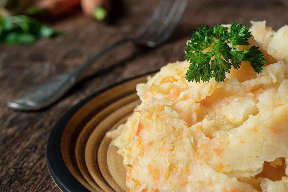 Carrot and parsnip mash
