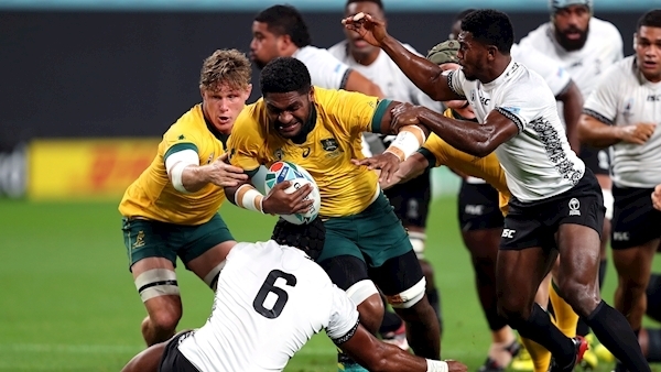 Australia survive scare to make winning World Cup start against Fiji
