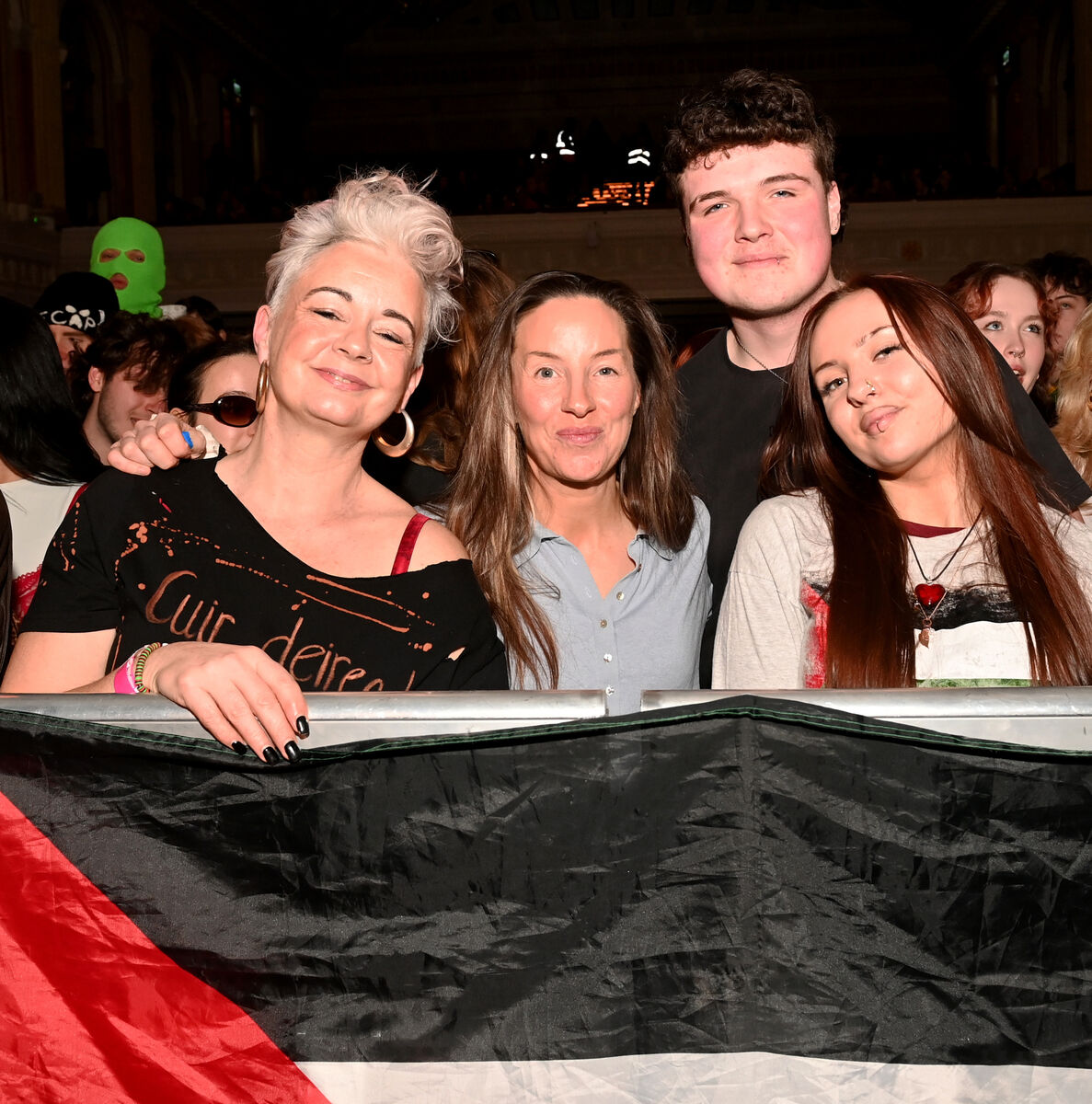 Martina Stack, Debbie Hayes, Nathan Purdon and Roisin Hayes, from Midleton. Martina Stack, Debbie Hayes, Nathan Purdon and Roisin Hayes, from Midleton.