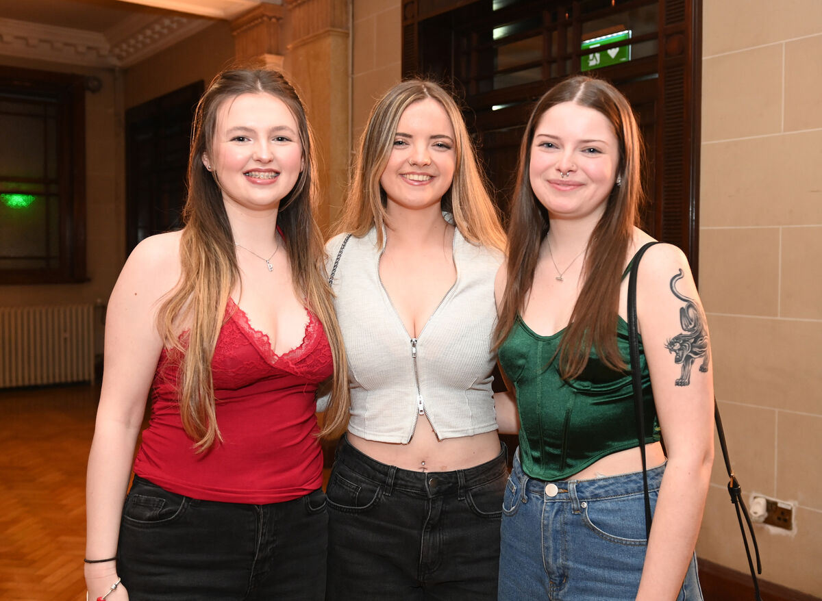Bri Enright, Bea Stack and Cayla Loughnane, Listowel. Bri Enright, Bea Stack and Cayla Loughnane, Listowel.