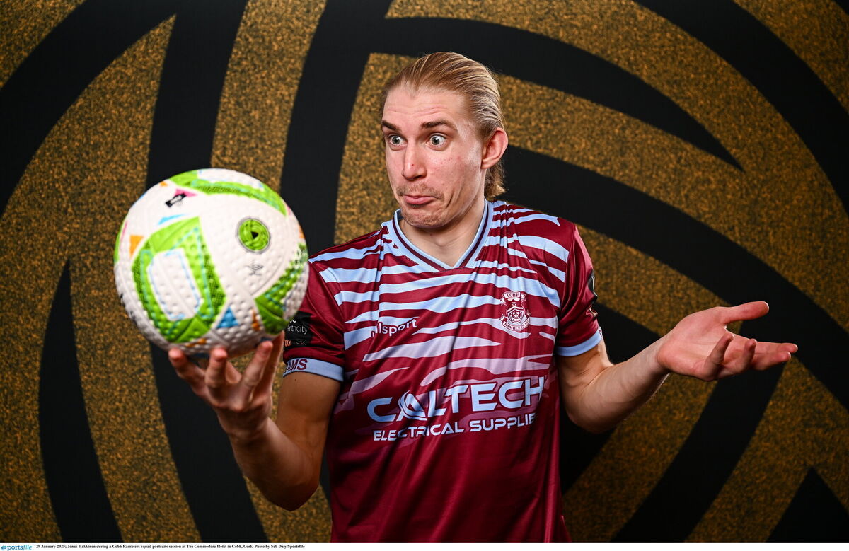 New signing Jonas Hakkinen won the second tier title with Cork City in 2022 