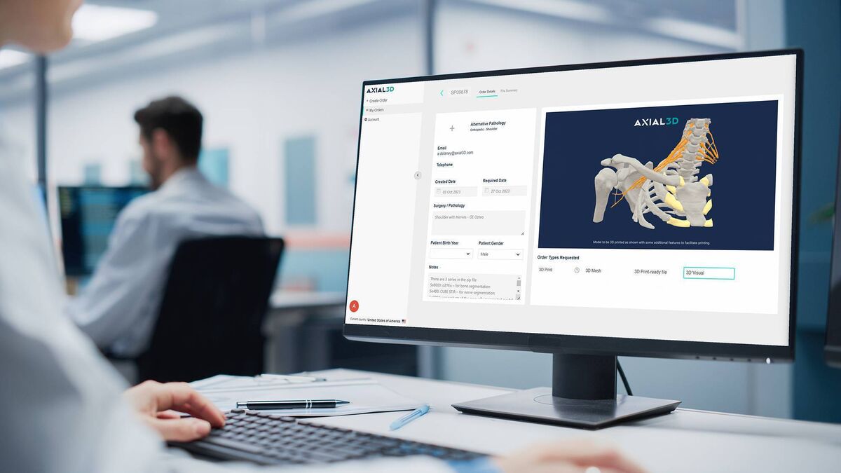 Axial3D is working with GE HealthCare in a collaboration that will allow healthcare professionals to better visualise and communicate patient anatomy to support patient education and team understanding. 