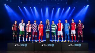 <p>KICKING OFF: SSE Airtricity Men's Premier Division players, from left, Keith Buckley of Bohemians, Charlie Lyons of Cork City, Robbie Benson of Derry City, Ryan Brennan of Drogheda United, Mark Coyle of Shelbourne, Trevor Clarke of Shamrock Rovers, Joe Redmond of St Patrick's Athletic, Andy Boyle of Waterford, John Mahon of Sligo Rovers and Greg Cunningham of Galway United at Mansion House in Dublin.Pic: Stephen McCarthy,Sportsfile </p>