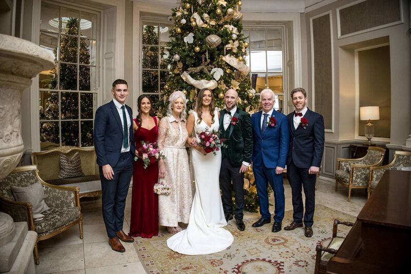 Rose Jennings and Páraic O'Connor with the bride's family. Pictures: Laura and Benny Photography