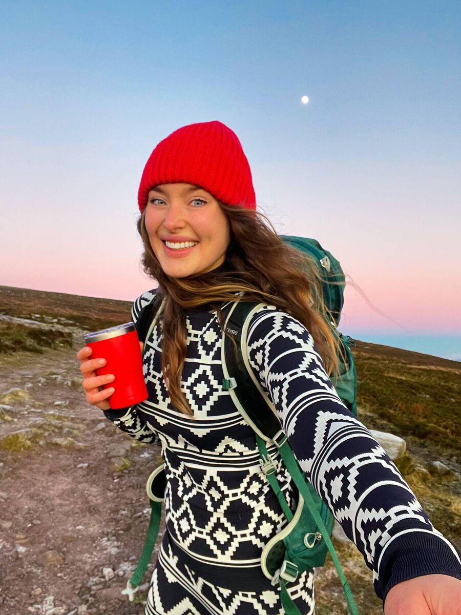 Influencer Roz Purcell, in the north Mayo area for a solo adventure. Influencer Roz Purcell, in the north Mayo area for a solo adventure.