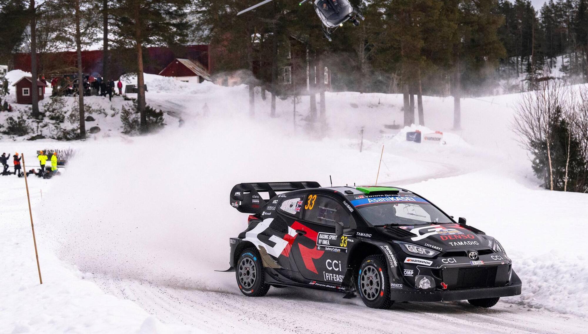Welsh ace Elfyn Evans holds narrow lead on first full day of Rally Sweden