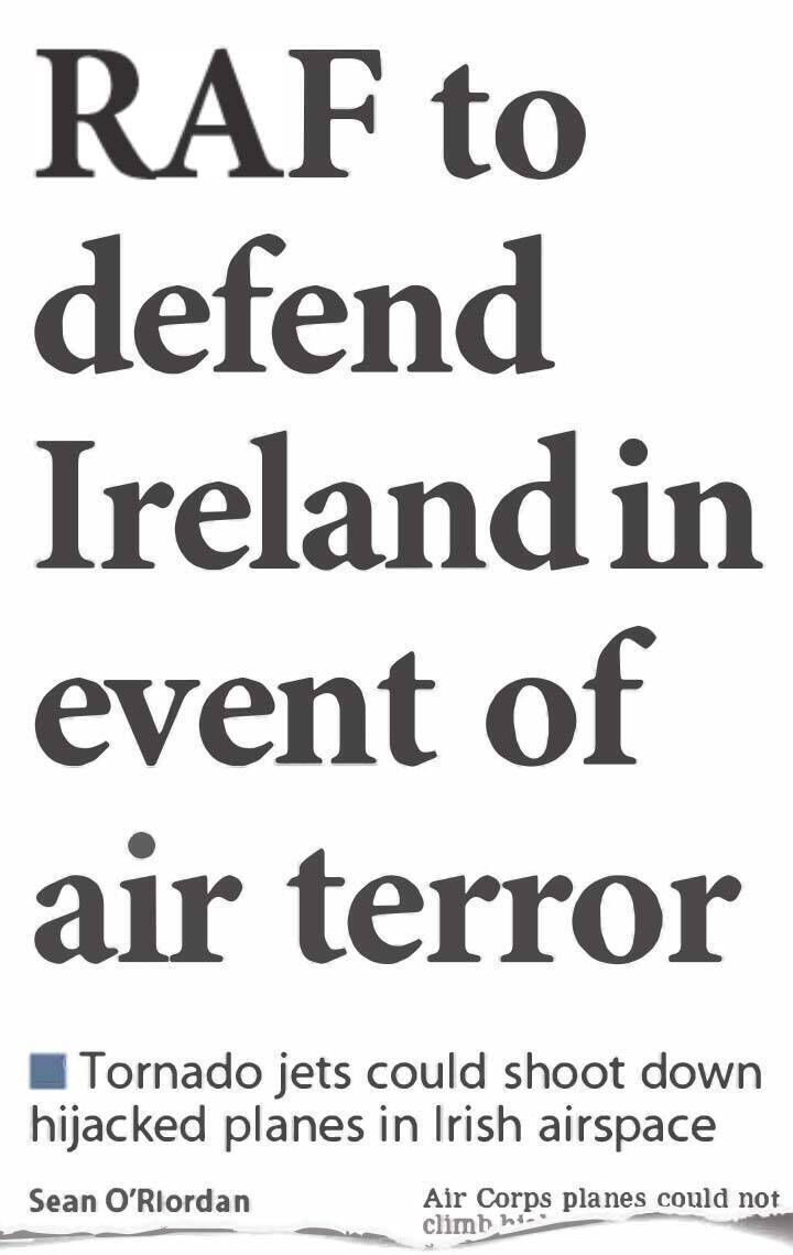 The Irish Examiner’s front page report on the alleged deal on August 8, 2016. The Irish Examiner’s front page report on the alleged deal on August 8, 2016.