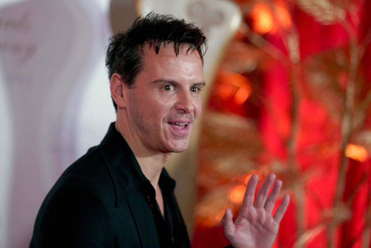 Andrew Scott attending the Irish Film and Television Academy (IFTA) Awards Ceremony at the Dublin Royal Convention Centre. Picture date: Friday February 14, 2025. Andrew Scott attending the Irish Film and Television Academy (IFTA) Awards Ceremony at the Dublin Royal Convention Centre. Picture date: Friday February 14, 2025.