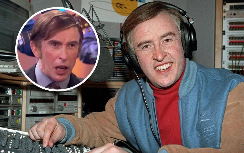 Steve Coogan as Alan Partridge and, inset, Martin Brennan Steve Coogan as Alan Partridge and, inset, Martin Brennan