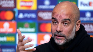 <p>Pep Guardiola has pointed out, while Manchester City’s rivals have improved, they are not matching his side’s standards of previous years. Pic: Martin Rickett/PA</p>