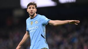 <p>MINI RODRI: Manchester City manger Pep Guardiola has praised new recruit Nico Gonzalez and referred to him as a mini Rodri. Pic: Stu Forster/Getty Images</p>