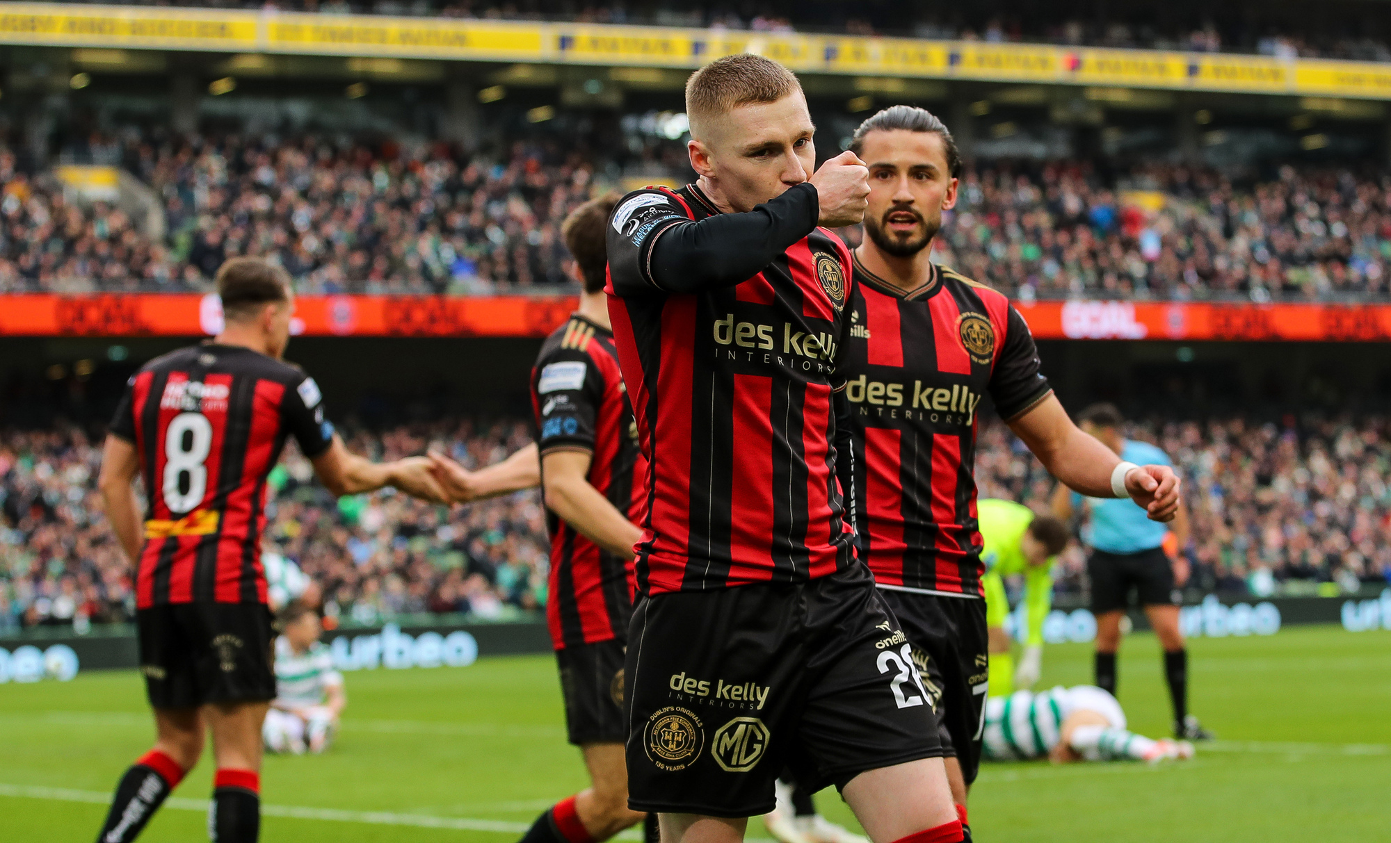 Tierney gives Bohs derby victory before record-breaking League of Ireland crowd