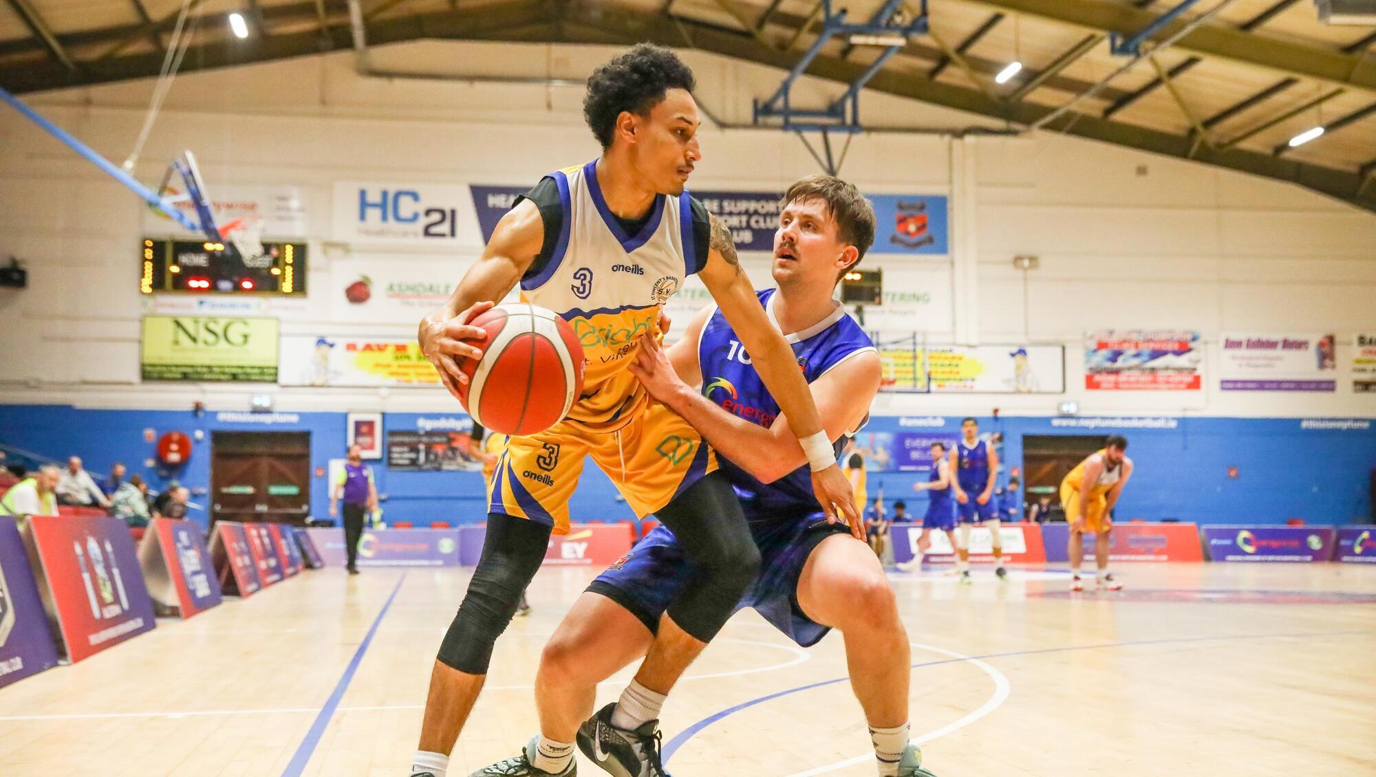 CRITICAL WIN: St Vincents guard Samuel Henderson protects the ball. Picture: David Creedon