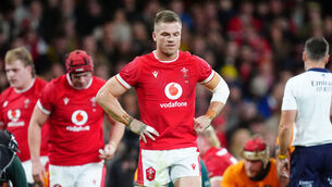 <p>IN THE MIX: Out-half Gareth Anscombe has been recalled to the Wales Six Nations squad by Matt Sherratt and is widely expected to start against Ireland. Pic: David Davies/PA Wire</p>