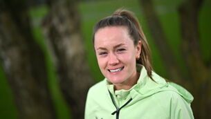 <p>Heather Payne during a Republic of Ireland women's media day at FAI Headquarters in Abbotstown, Dublin. Pic: David Fitzgerald/Sportsfile</p>