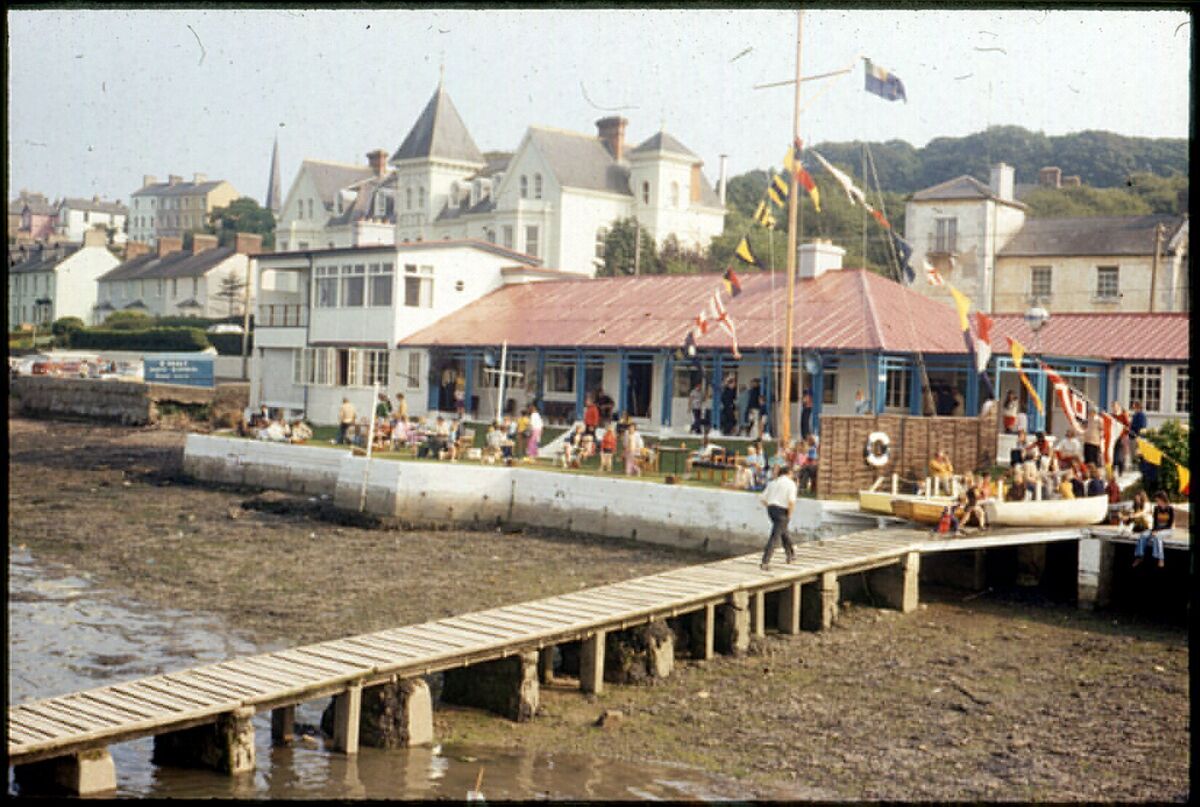 RCYC old clubhouse and slip of 50 years ago