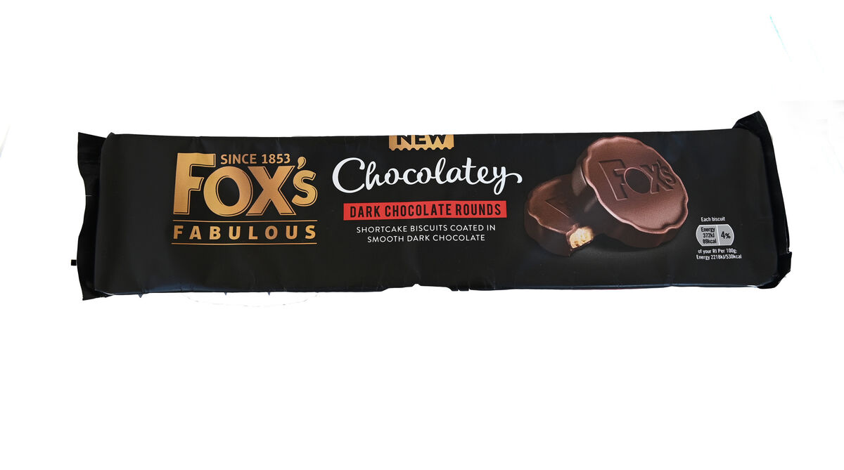 Fox's chocolatey dark chocolate Rounds. Fox's chocolatey dark chocolate Rounds.