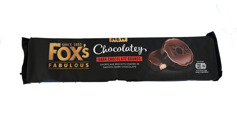 Fox's chocolatey dark chocolate Rounds.