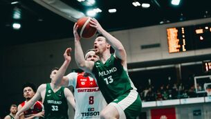 <p>PRE QUALIFIERS: Ireland were beaten 85-54 by Group A winners Switzerland on Thursday in their FIBA Basketball World Cup 2027 European pre-qualifiers fixture in Fribourg, to end their hopes of reaching the second round of qualifying. . Pic: Basketball Ireland</p>