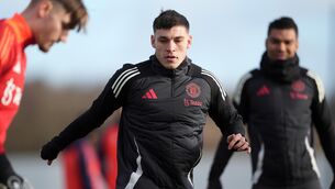 <p>MANU-WELL: Manuel Ugarte is one of three players set to return (Martin Rickett/PA)</p>