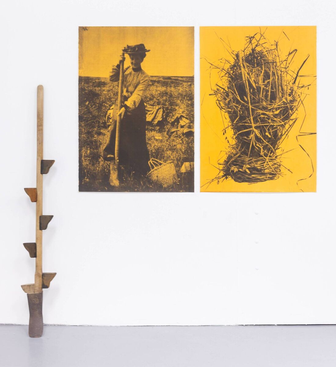 Legacy, Photographic screen print with Sleán, wood. (From the Flail exhibition by Debbie Godsell.) Legacy, Photographic screen print with Sleán, wood. (From the Flail exhibition by Debbie Godsell.)