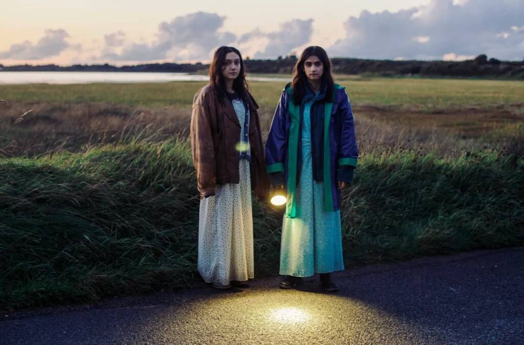 September says stars Pascale Kann as September, a belligerent teenager who is protective of her sister July (Mia Tharia) in public, but who insists on dominating July in private. Picture: Cáit Fahey/MUBI