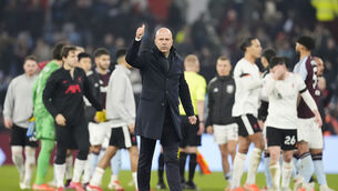 <p>CRUNCH TIME: Liverpool manager Arne Slot gestures after the Premier League match at Villa Park. Pic: Nick Potts/PA Wire.</p>