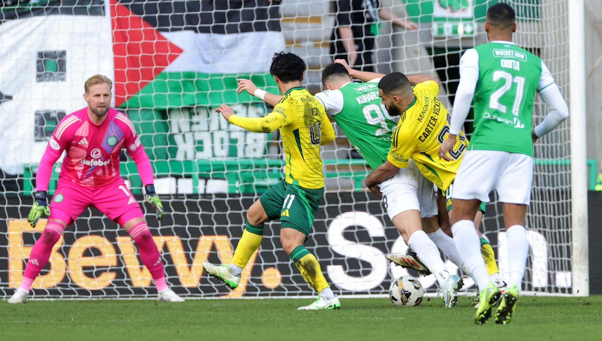Euro hangover lingers for Celtic as Hibernian survive late scares for narrow upset 