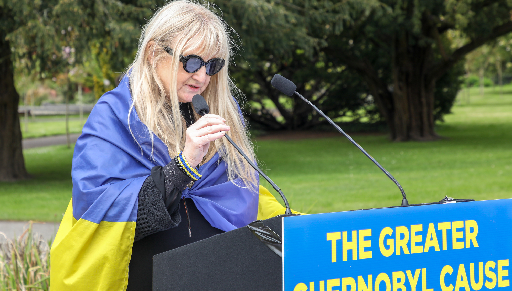 Fiona Corcoran from The Greater Chernobyl Cause will spend time at villages in Ukraine devastated by unrest where many refugee families have escaped to. Picture: David Creedon