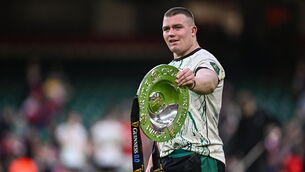 <p>HUNGRY FOR MORE: Jack Boyle received his first cap from idol Cian Healy and is soaking in his experience and expertise. Pic: Seb Daly/Sportsfile</p>
