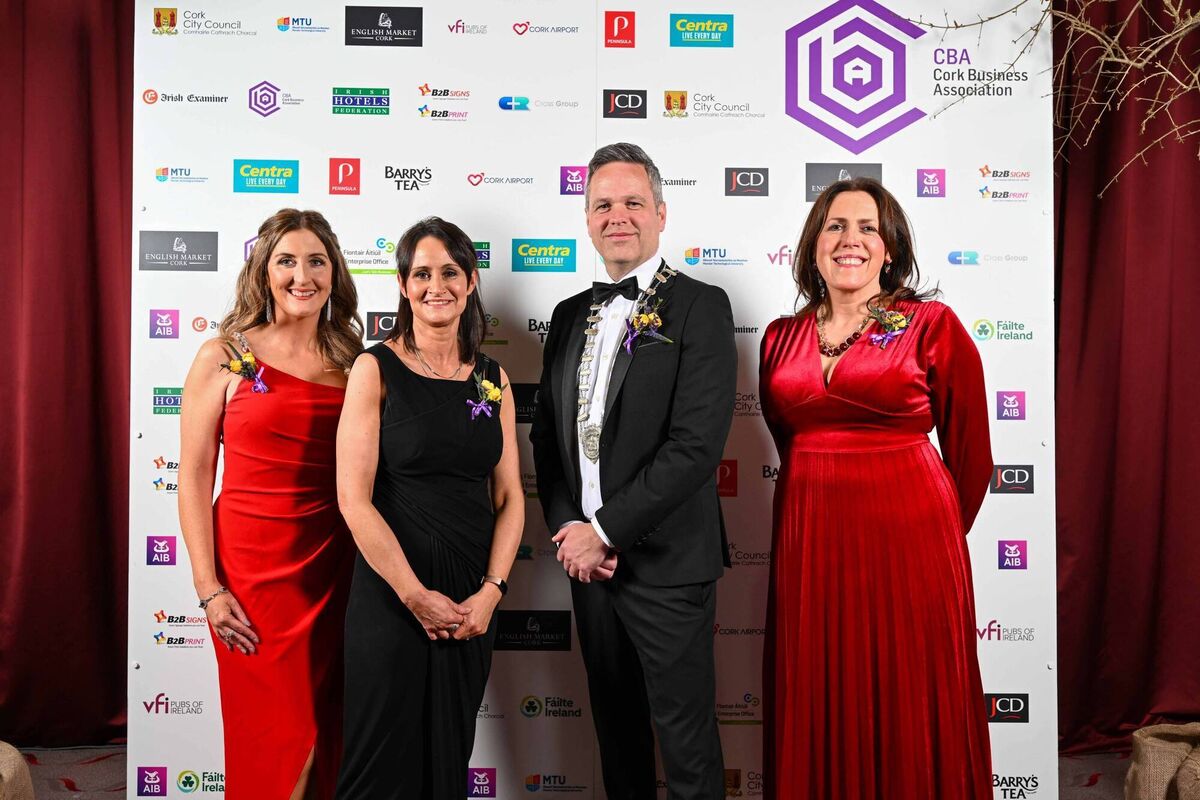Cork Business Association's Events Committee; Niamh Murphy, Dave O’Brien, Cliona Barnes and Margaret O Regan. Picture: Chani Anderson
