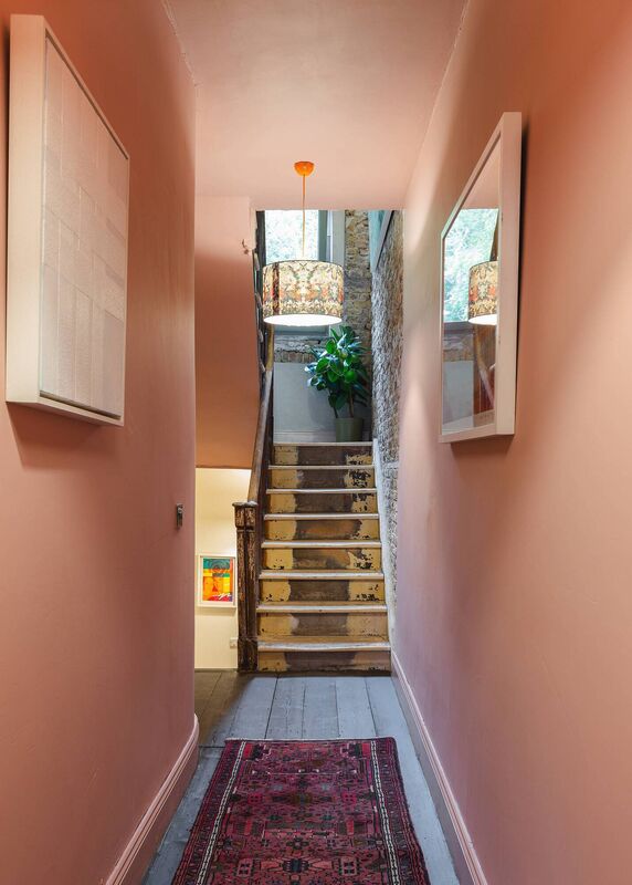 The staircase at 42 Douglas Street, after its Great House Revival The staircase at 42 Douglas Street, after its Great House Revival