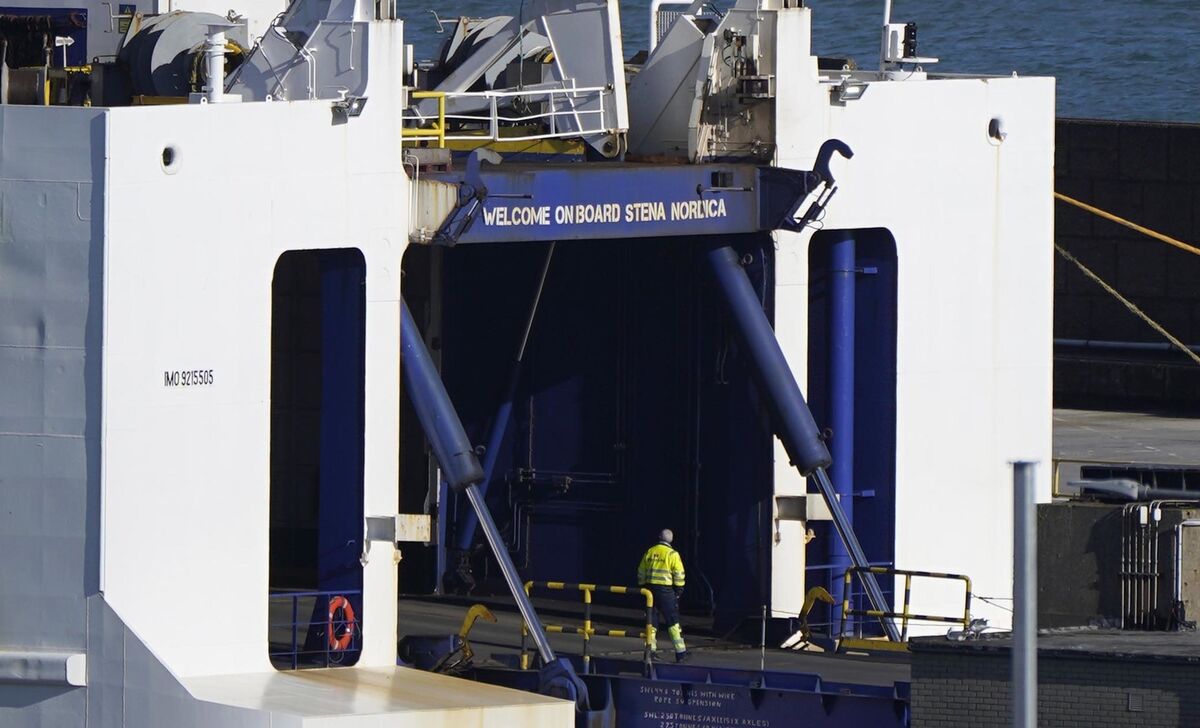 One man has been arrested following the death of the woman on board the passenger ferry. Picture: Niall Carson/PA Wire One man has been arrested following the death of the woman on board the passenger ferry. Picture: Niall Carson/PA Wire