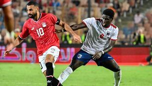 <p>Egypt's Mohamed Salah vies for the ball with Cape Verde's Joao Paulo Fernandes during the 2025 CAF Africa Cup of Nations. Pic: KHALED DESOUKI/AFP via Getty Images </p>