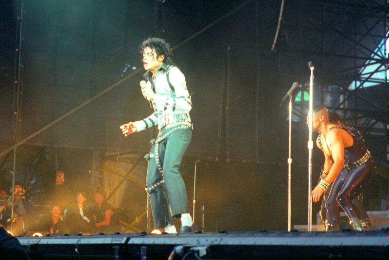 Michael Jackson on stage in Cork in 1988. Picture: Irish Examiner Archive Michael Jackson on stage in Cork in 1988. Picture: Irish Examiner Archive