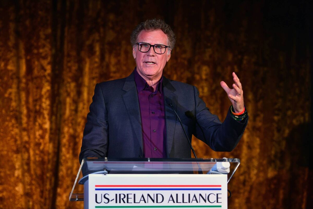 Will Ferrell speaks onstage during the US-Ireland Alliance's 19th annual Oscar Wilde Awards at Wilshire Ebell Theatre. Picture: Alberto E. Rodriguez/Getty Images.