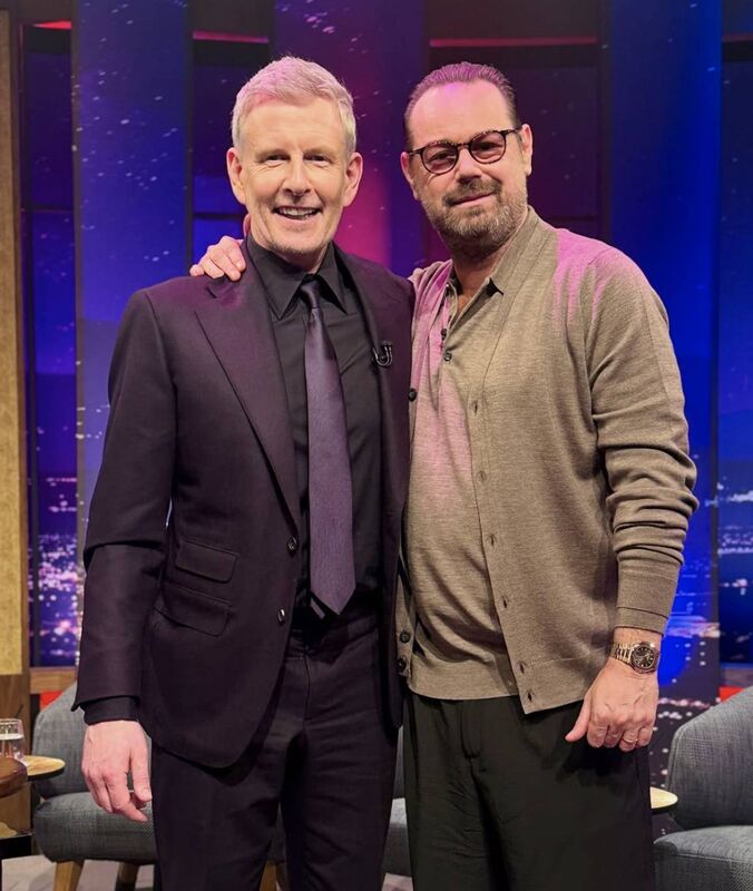 Patrick Kielty with Danny Dyer