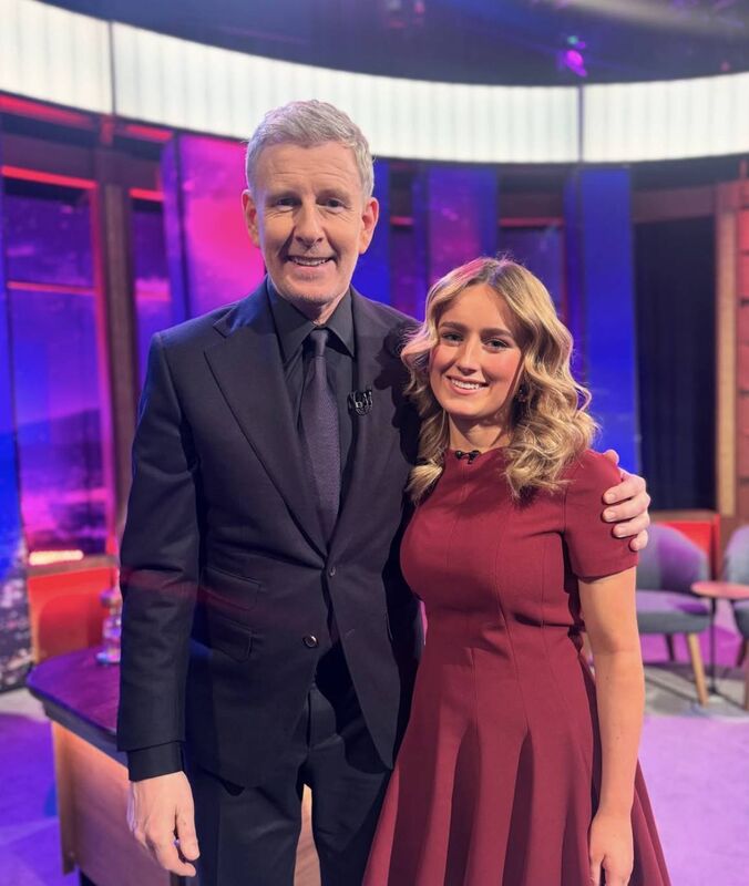 Patrick Kielty with Sarah Corbett Lynch