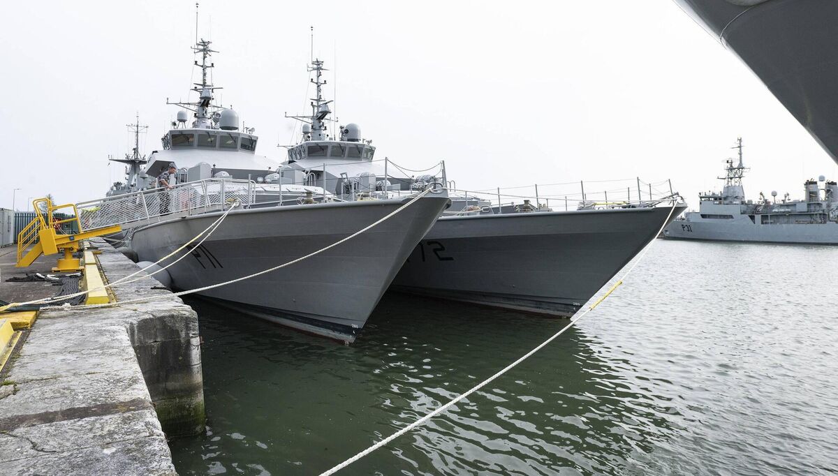 Ireland is supposed to have eight operational vessels, but currently only has five due to staffing problems, with only two deployed at any given time—one offshore patrol vessel and one inshore ship